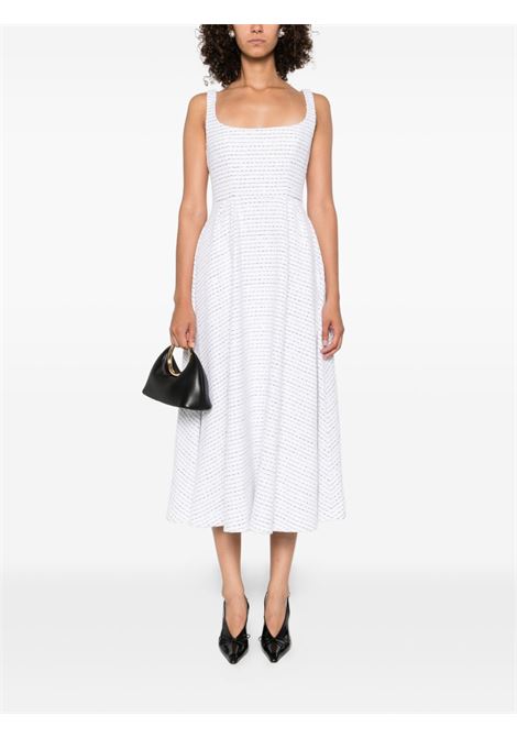 White striped sleeveless dress Alessandra Rich - women ALESSANDRA RICH | FABX3956F45970822